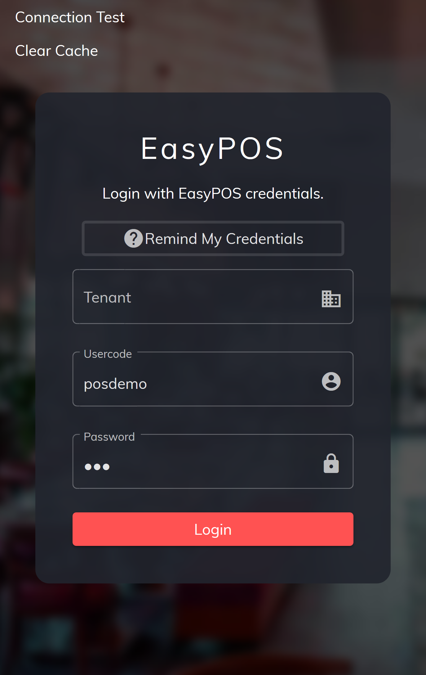 EasyPOS Restaurant Management System Mobile usage