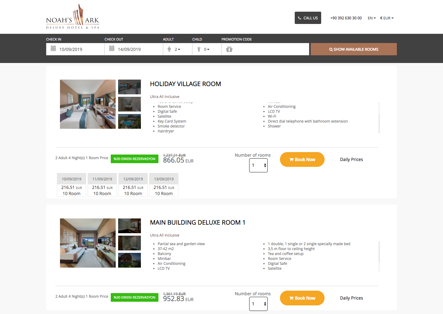 easypms Hotel management Online Booking engine