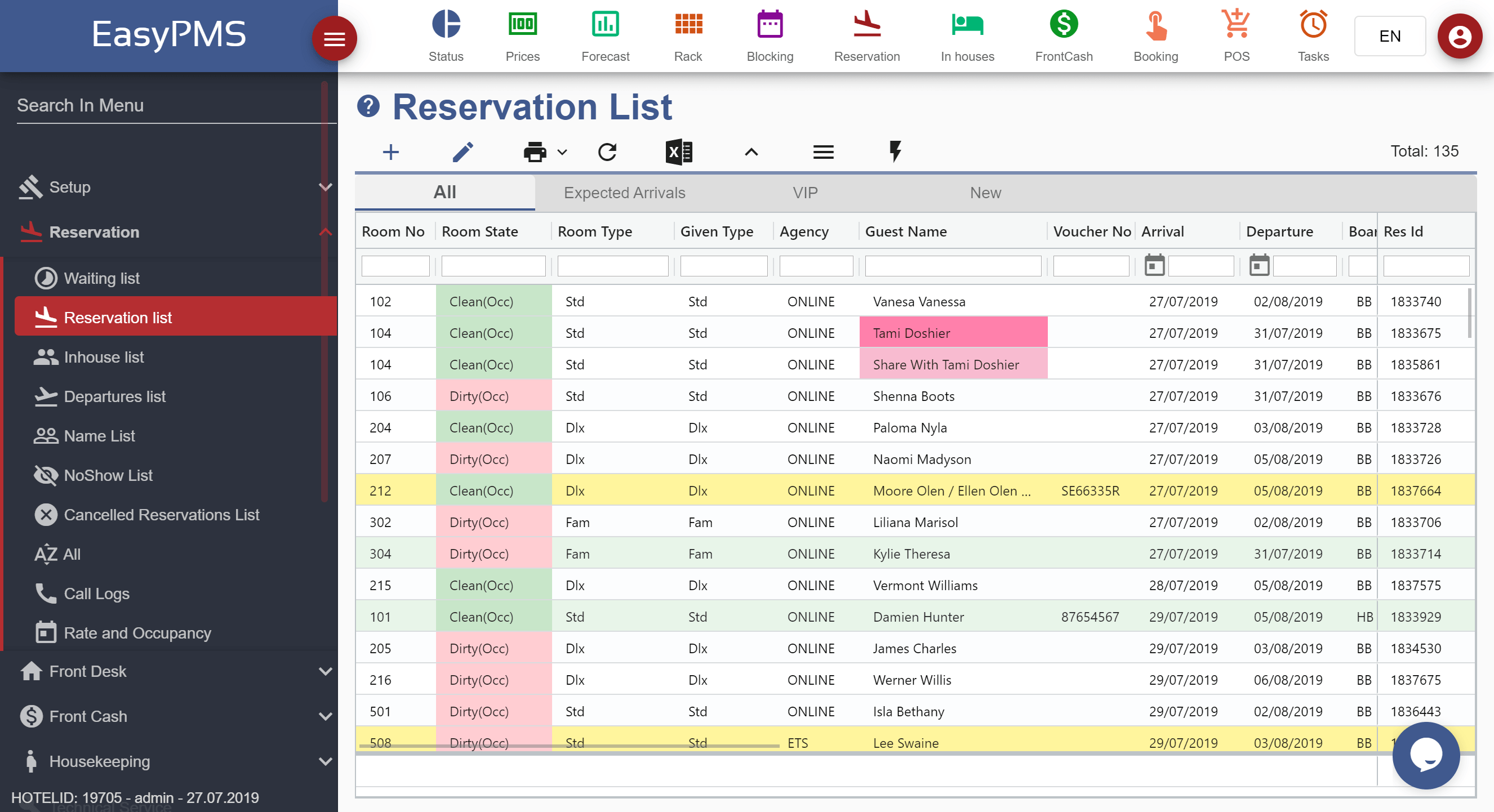 Hotel Management Software Hotel PMS With Channel Manager EasyPMS