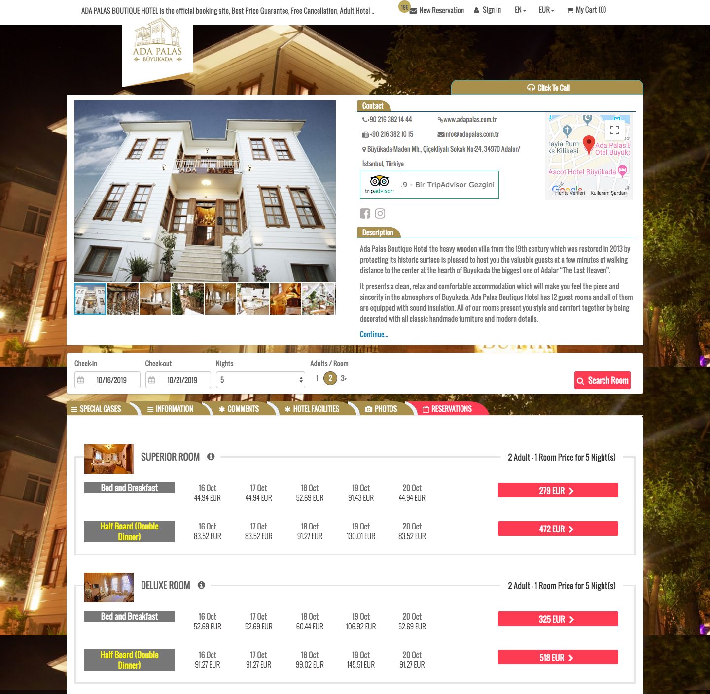 easypms Hotel management Online Booking engine