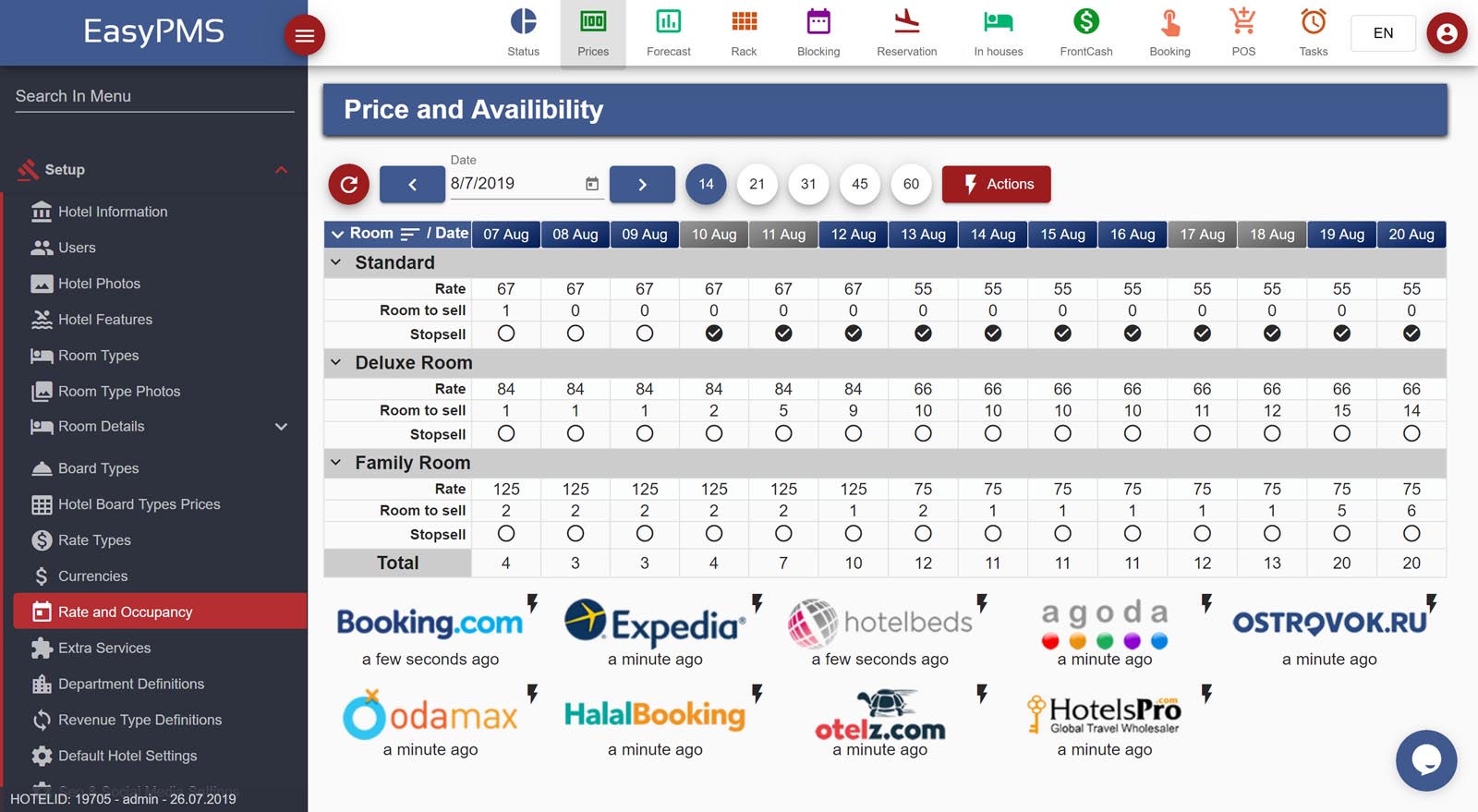 Rate Manager Revenue Management